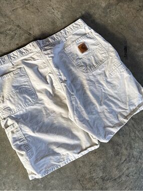 Carhartt Ivory Cotton Jorts